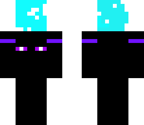 enderman holding diamond block