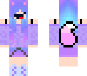 pastel cat derp girl origanial mine