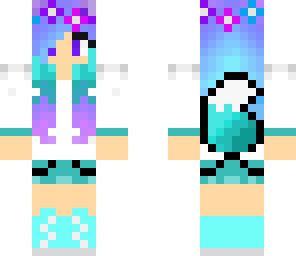 blue flower fox