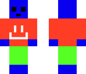 happy blue gamer