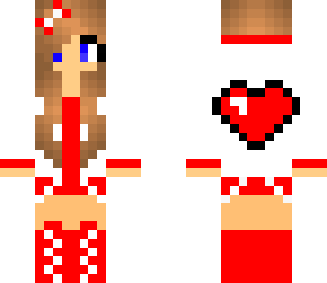 red girl hearted