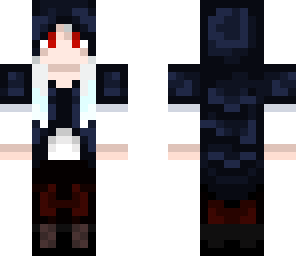 hooded white haired girl