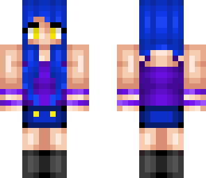 blue-hair girl