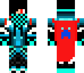 awesome boy with a fake creeper cape