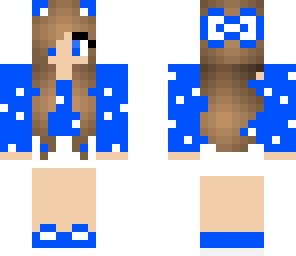 blue kitty girl