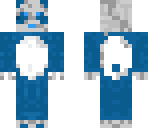 cute blue panda
