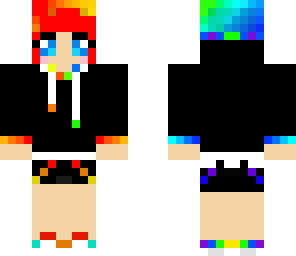rainbow girl