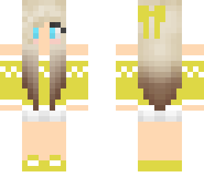 yellow fall girl