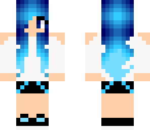 blue hair