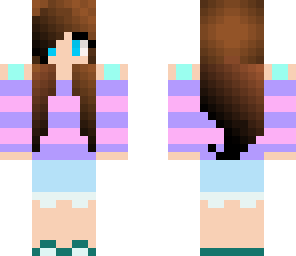 brunette burnt hair girl