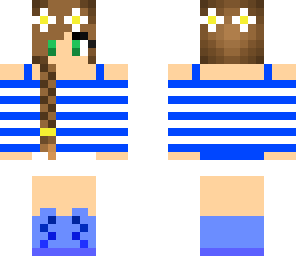basic blue girl
