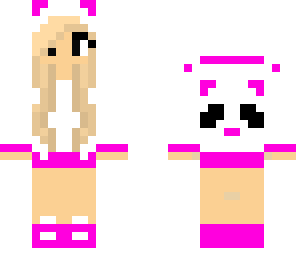 pink panda girl
