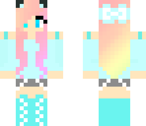 blue girl