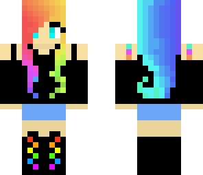 rainbow girl