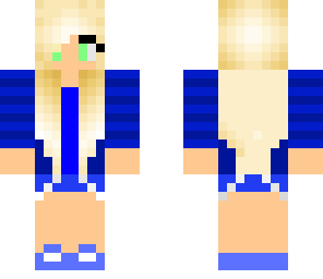 blue girl