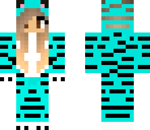 blue tiger girl