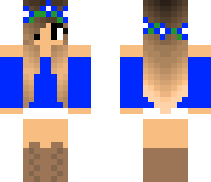 blue girl