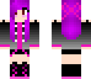 funky purple girl