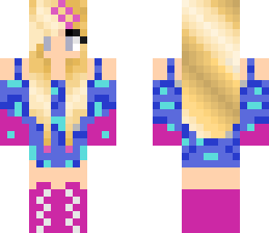 blue girl