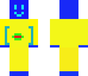blue face