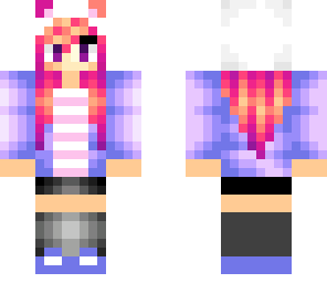galaxy girl pink hair