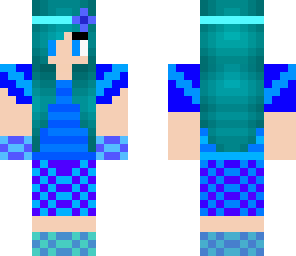 blue girl