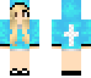 blue cross girl