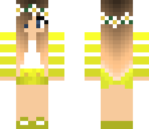 yellow flower girl
