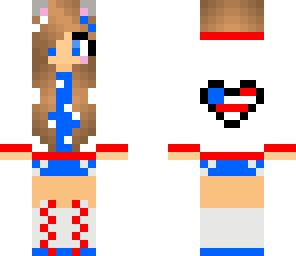 nyan nyan mew red white and blue