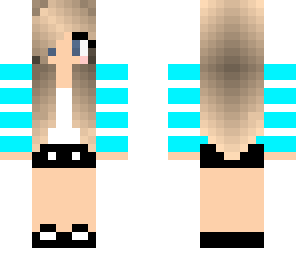 cute blue girl