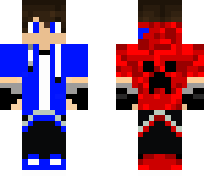 blue guy with red guy