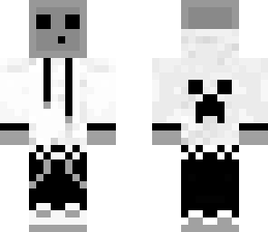 black and white slime