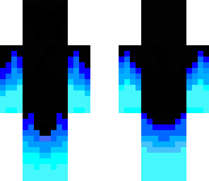 blue flames