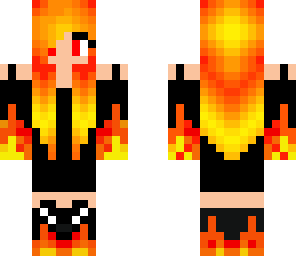 the flame girl