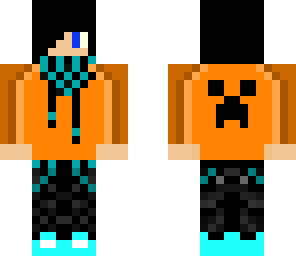 orange hoodie boy