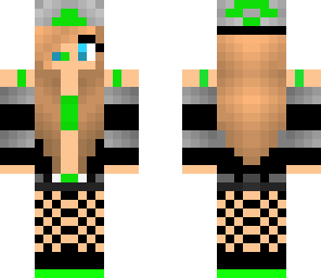 neon green girl