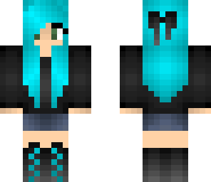blue hair