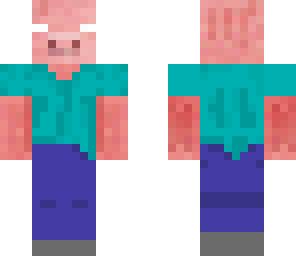 herobrine steve pig