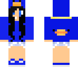 blue girl duck