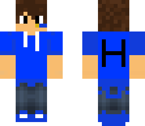 blue guy with swag