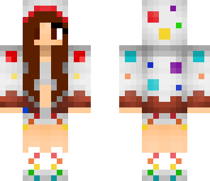 cake hoodie girl