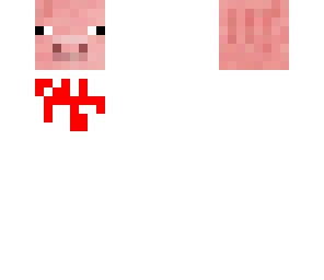 bloody pig head