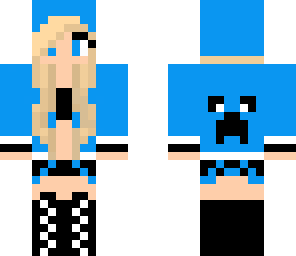 blue creeper girl