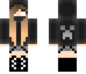 black herobrine-eyed girl