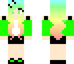 colorful summer girl