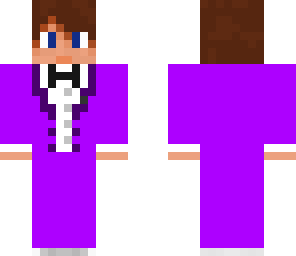 purple tux