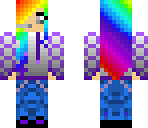 rainbow hair