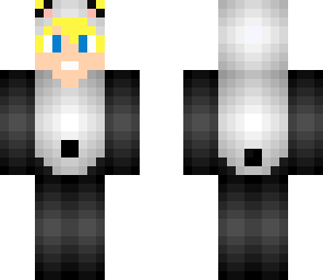 blonde panda