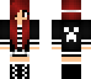 red sexy creeper girl