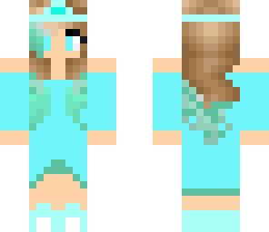 updated aqua girl skin